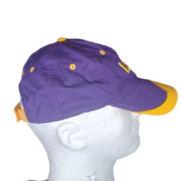 LSU Tigers Starter Baseball Cap Adult Purple Hat  Gold Brim & Embroidery Clean - Picture 4 of 8